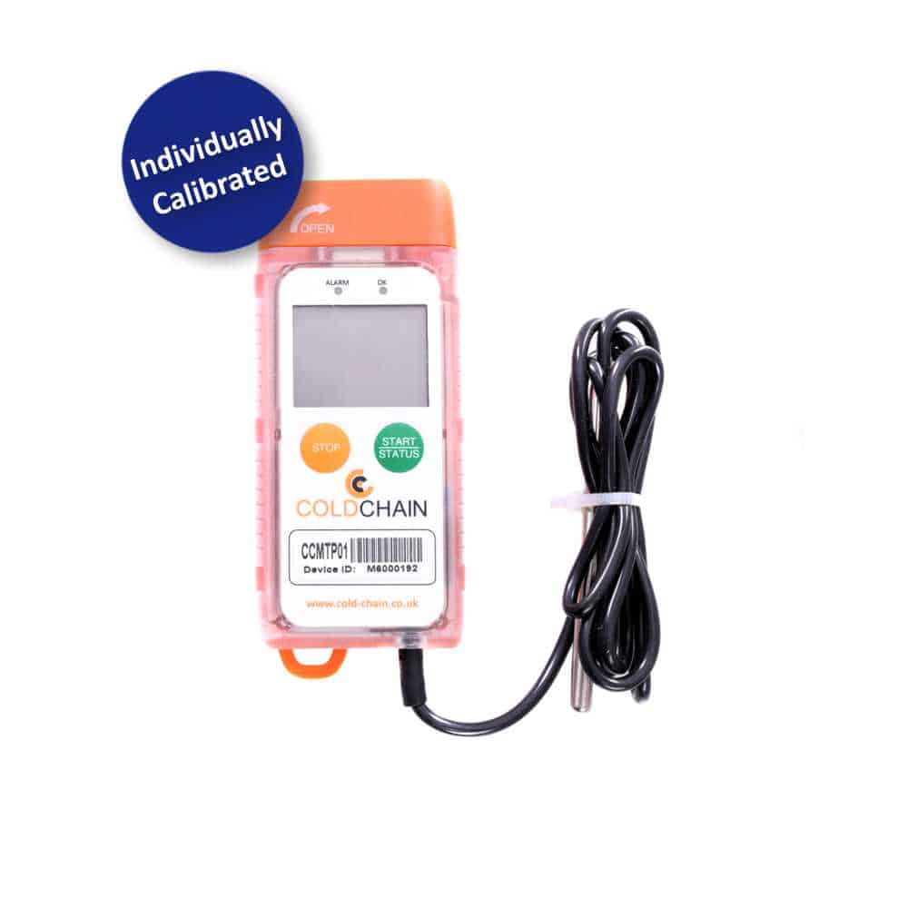 Calibrated USB Data Logger Multi Use with LCD and Probe -30°C to +70°C (CCMTP01C)